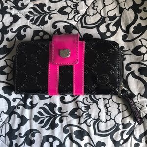 Hello Kitty Black/Pink Wallet